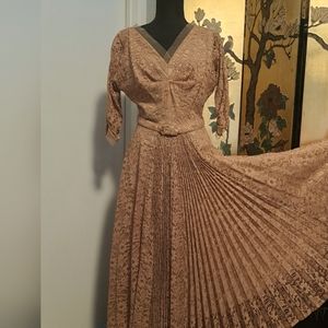 1950's Lace Dress Mint Condition